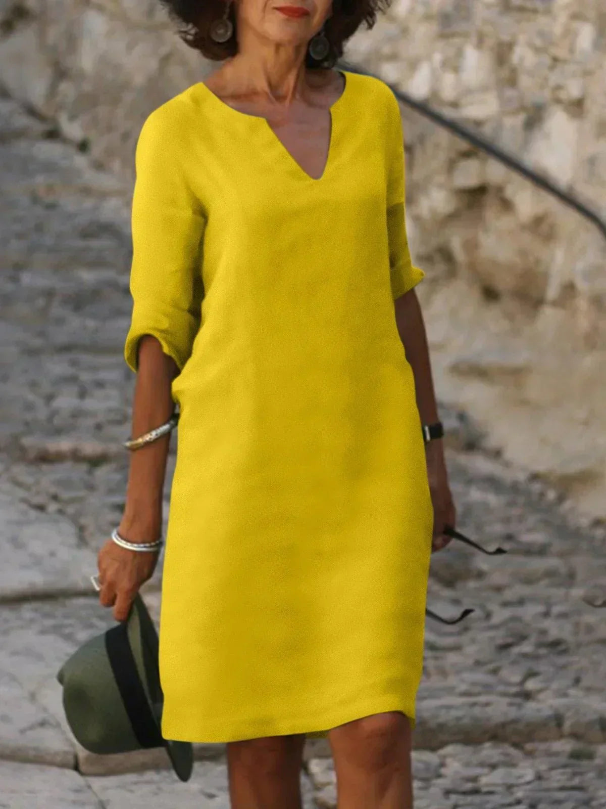 Josette™ | Elegante vestido con escote en V