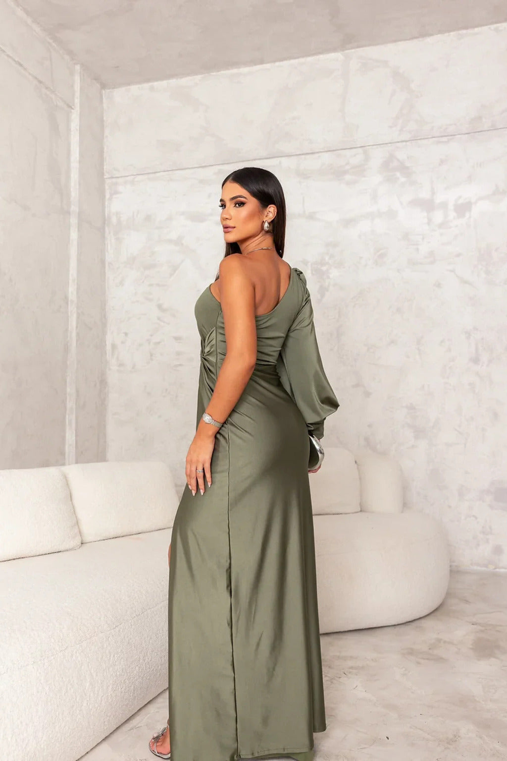 Alissia™ | Vestido Maxi Con Abertura de Lujo
