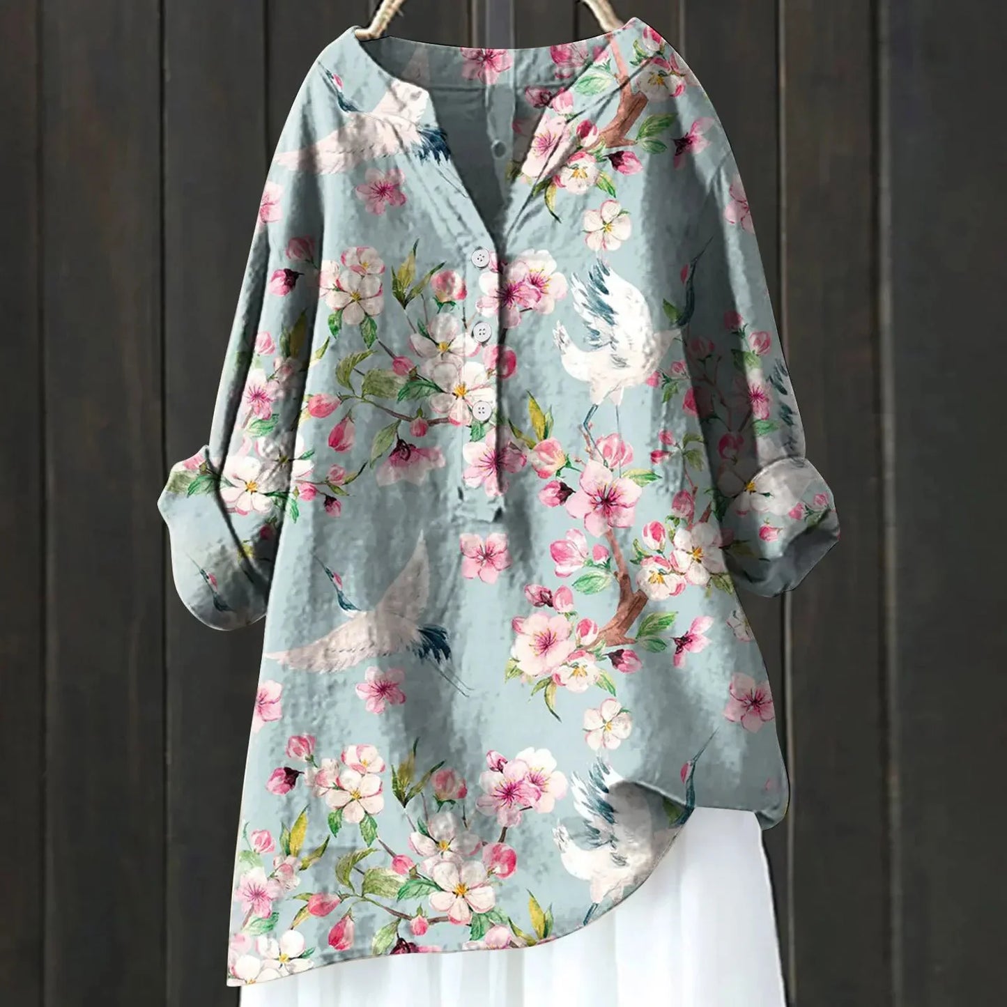 ZARA™ - BLUSA CHIC CON ACENTOS FLORALES