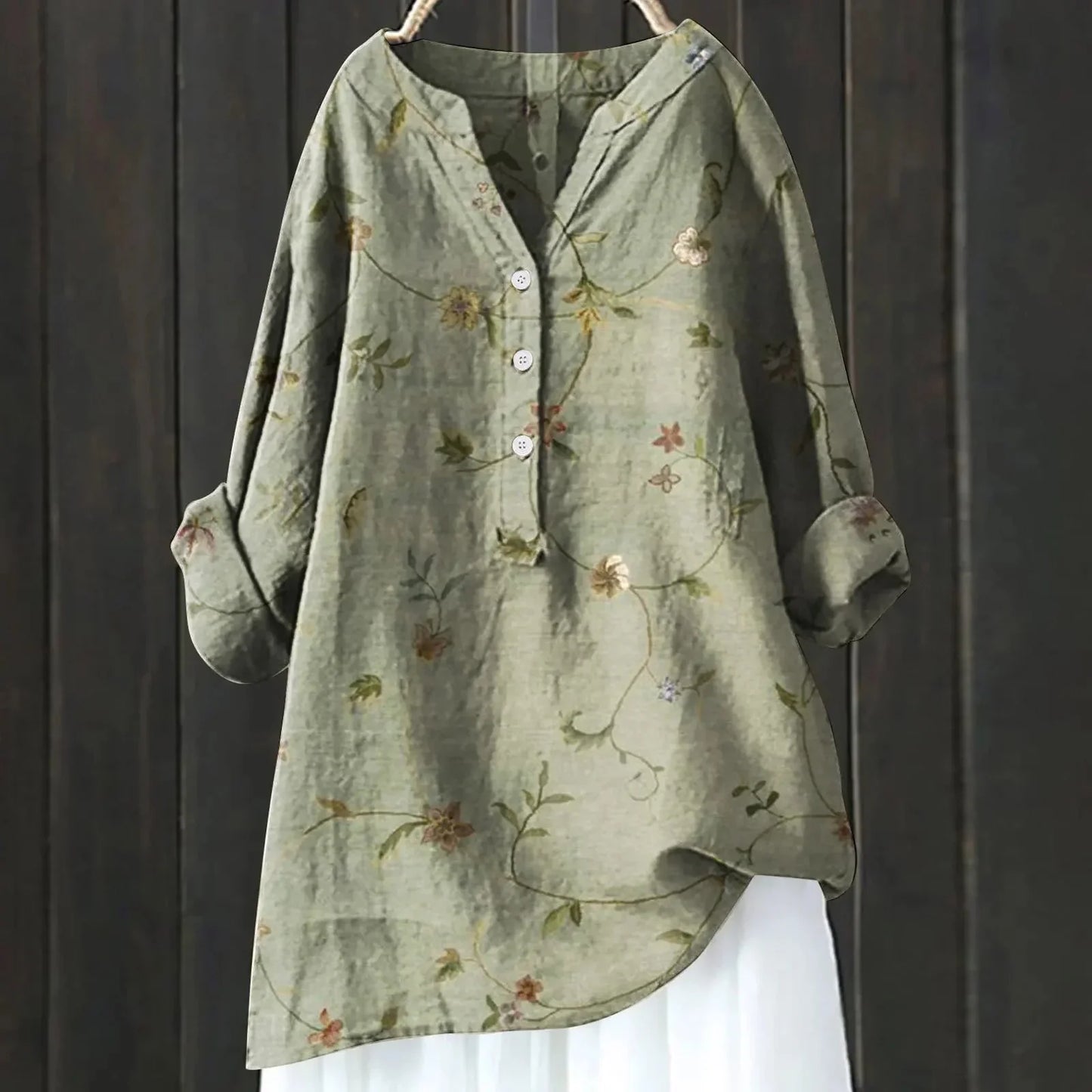 ZARA™ - BLUSA CHIC CON ACENTOS FLORALES