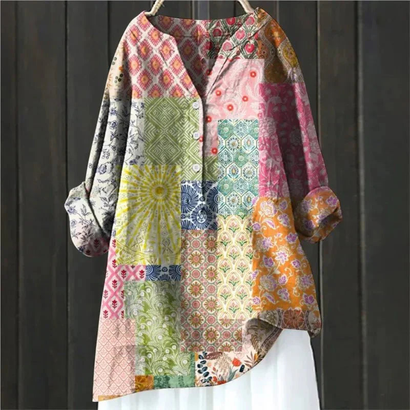 ZARA™ - BLUSA CHIC CON ACENTOS FLORALES