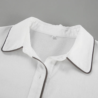 Meri™ | Conjunto de Camisa con Cinturón de Lujo