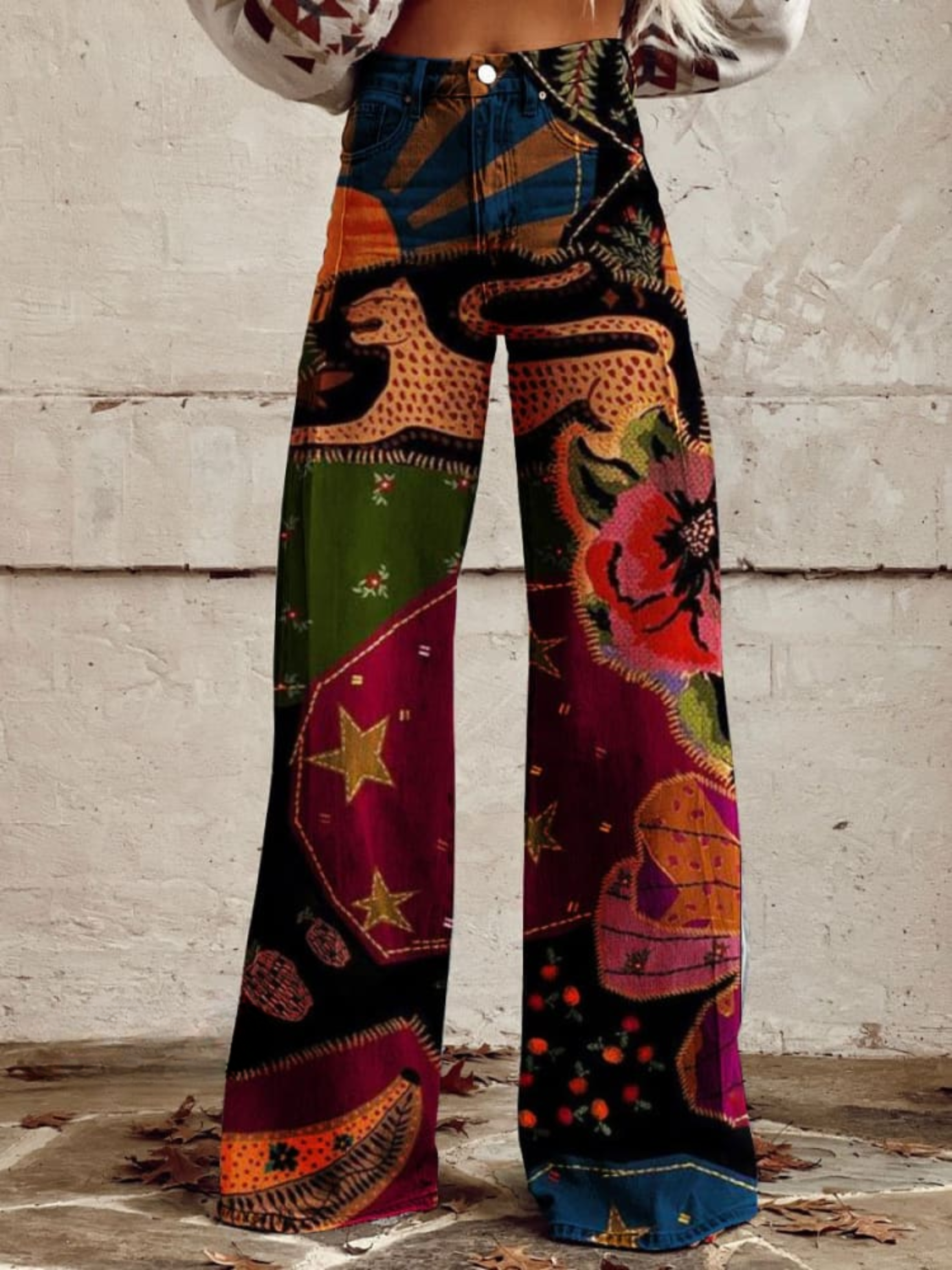 Pantalones Vintage de Pana Boho