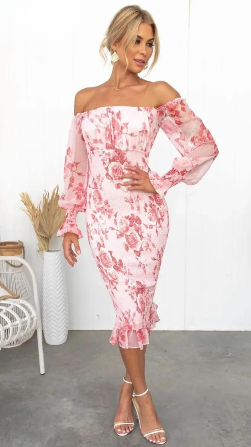 Kalila™ | Vestido Midi Silueta Luxe ( Casi agotado )