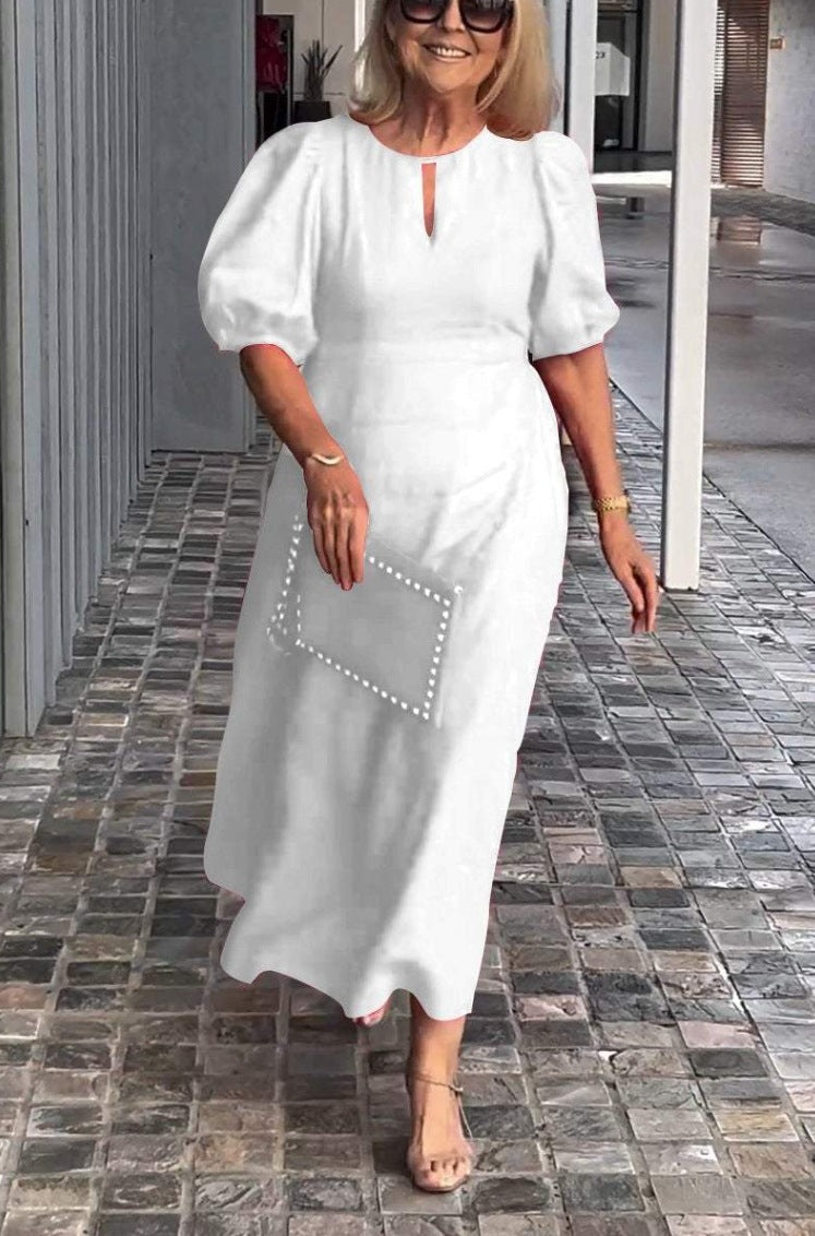 Carlisse™ | Vestido Chic de Manga Abullonada ( Casi Agotado )