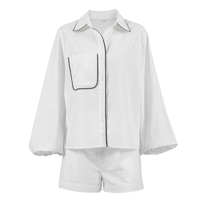 Meri™ | Conjunto de Camisa con Cinturón de Lujo