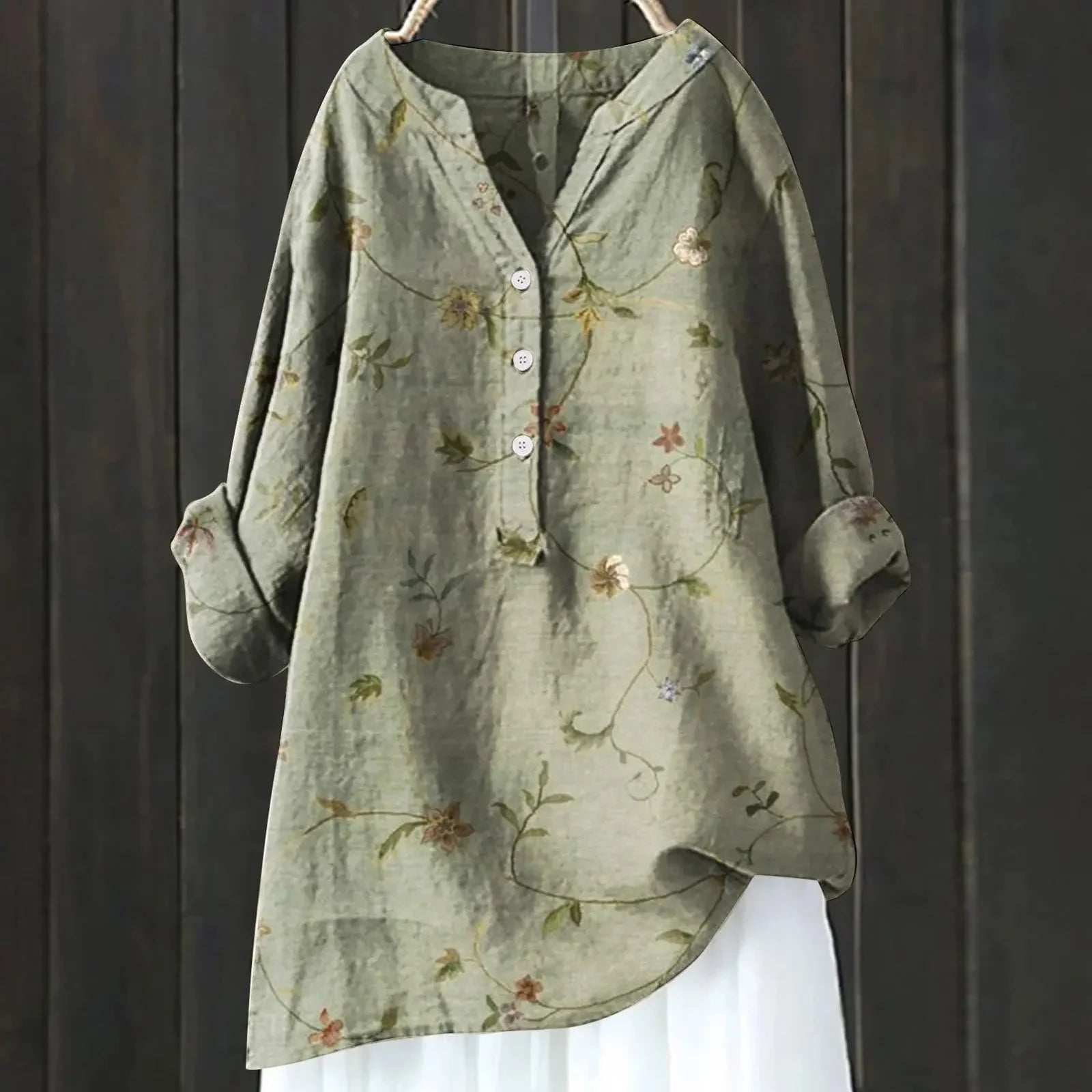 ZARA™ - BLUSA CHIC CON ACENTOS FLORALES